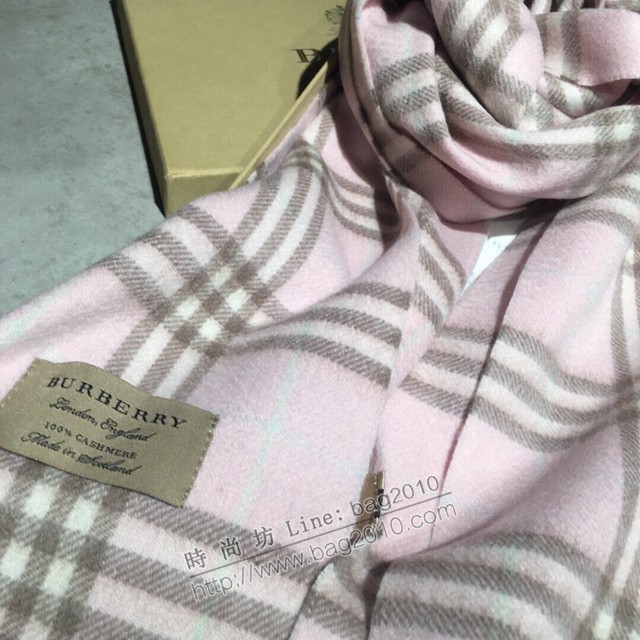 Burberry深度水波紋經典羊絨格子圍巾 巴寶莉2021新款圍巾  mmj1151